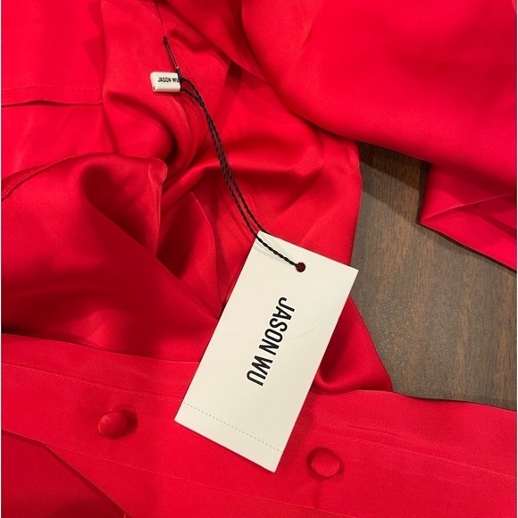 Jason Wu Satin Bustier and Buttons Down Blouse Top Set.Size M - Picture 10 of 16